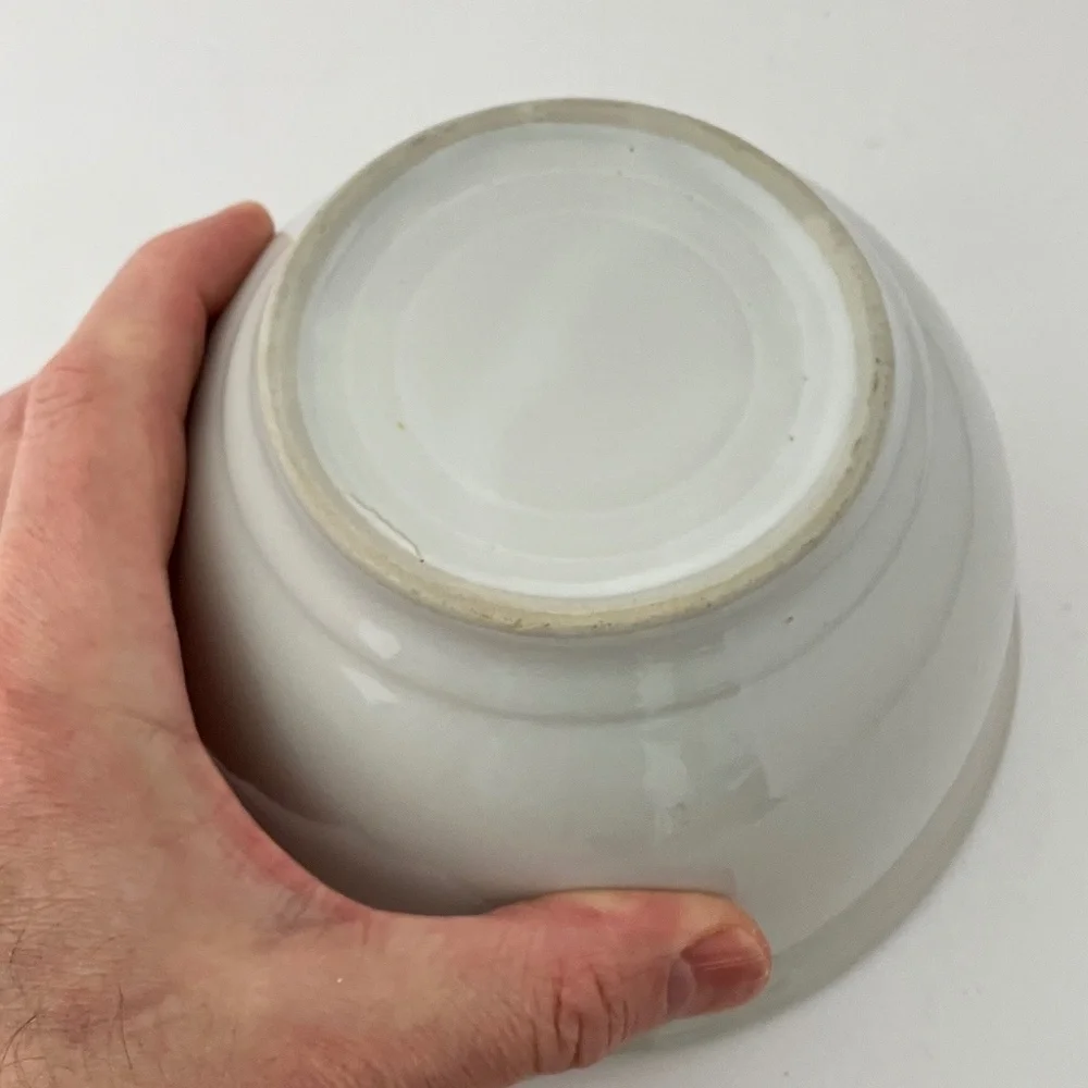 Vintage Williams Sonoma white stoneware ceramic small mixing serving bowl